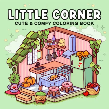 Coloring Book For Adults And Teens Halloween Theme Featuring Adorable Creepy Creatures In Cozy Moments For Relaxation Gift