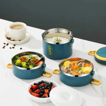 Portable Lunch Box Thermo Insulation Bento Thermos Containers Bento Bag Food Warmer for Kids Food Containers