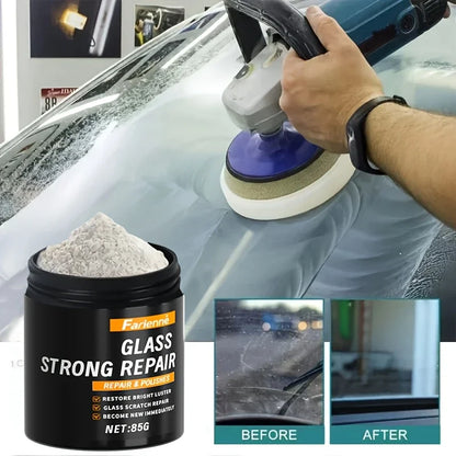 Super glass polishing powder|Restore glass clarity|Polishing for brightness|Glass scratch repair powder|Nanoscale scratch repair