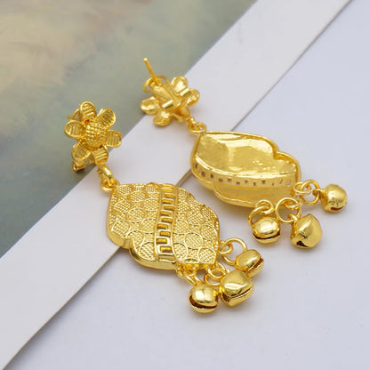 2023 Fine Jewelry Sets For Women Dubai Bridal Wedding Gifts Necklace Bracelet Earrings Ring Jewellery Set African Bead jewelry