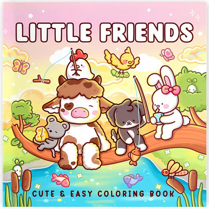 Cozy Atmosphere Relaxing Coloring Book for Adults and Teens Bold Easy-to-follow Patterns and Girl Moments