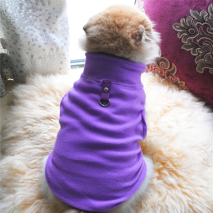 Pet Autumn Winter Warm European American Fleece Vest Costume Dog Cat Coat Waistcoat Puppy Fashion Jacket Breathable Clothes