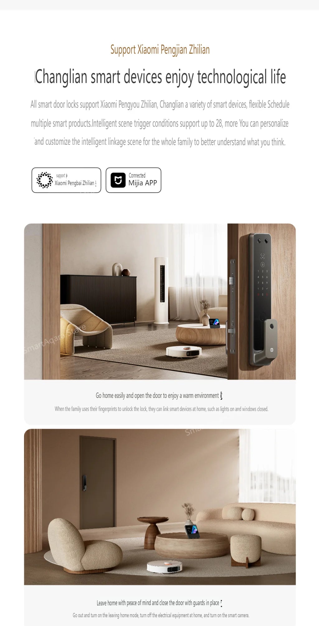 2025 Xiaomi Automatic Smart Door Lock G500 3D Face Recognition with Cat Eye Fingerprint Bluetooth Password Unlock Mi Home APP