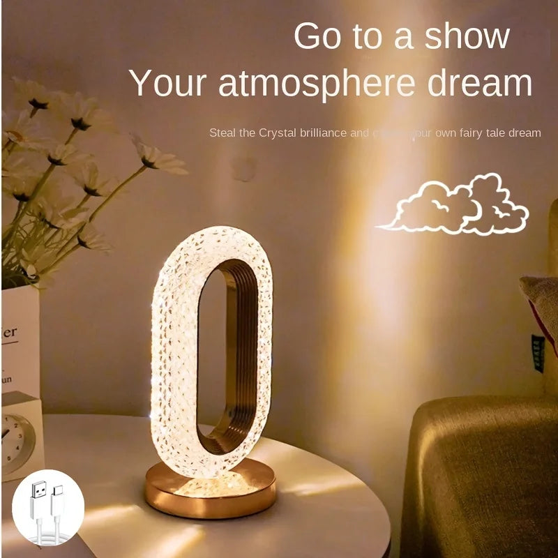 Rechargeable Led Light Bedside Ambient Light Book Reading Lamp Wireless Mood Light Living Room Birthday Decoration