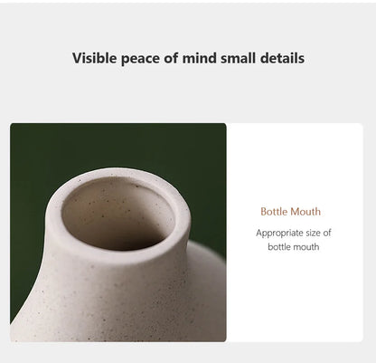 CAPIRON 21cm 28cm Large Luxury Decorative Ceramic Vase Home Decor Accessorie Nordic Flower Interior Living Room Tabletop Modern