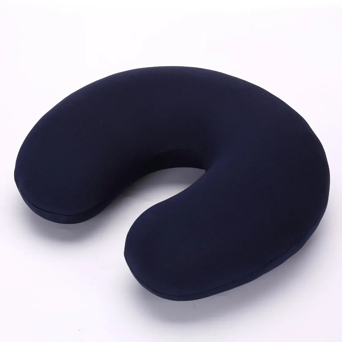 Nanoparticles U Shaped Travel Pillow Neck Support Headrest Microbeads Filling Colorful Soft Cushion Flight for AirPlane Car