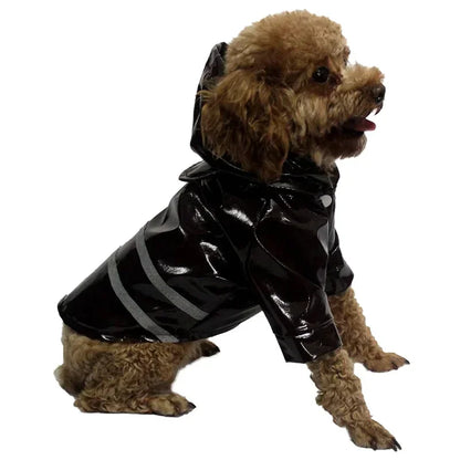 Small Dog Raincoat Reflective Waterproof Windproof Pet Dog Coat Puppy Cats Raincoat Chihuahua Bulldog Pets Cape Poncho Clothes