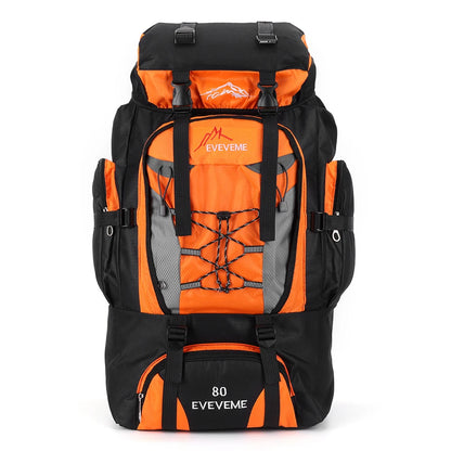 80L Outdoor Mountaineering Backpack For Men And Women Cycling Backpack For Men Women Sports Backpack Leisure Travel Backpack