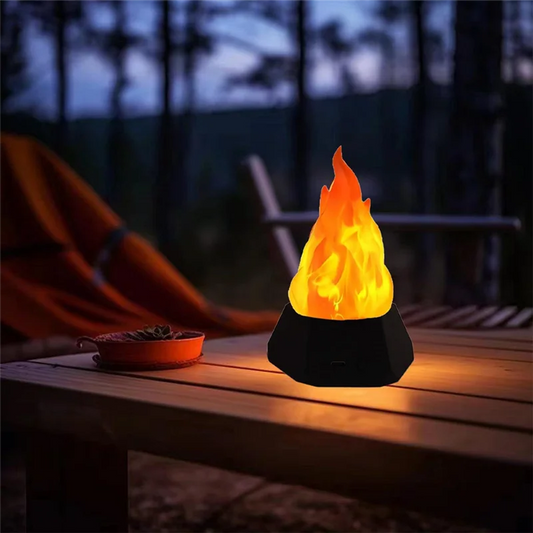 ABFU-LED Simulation Flame Lamp LED Flame Lamp Outdoor Camping Garden Landscape Decoration Lamp Dining Table Decoration