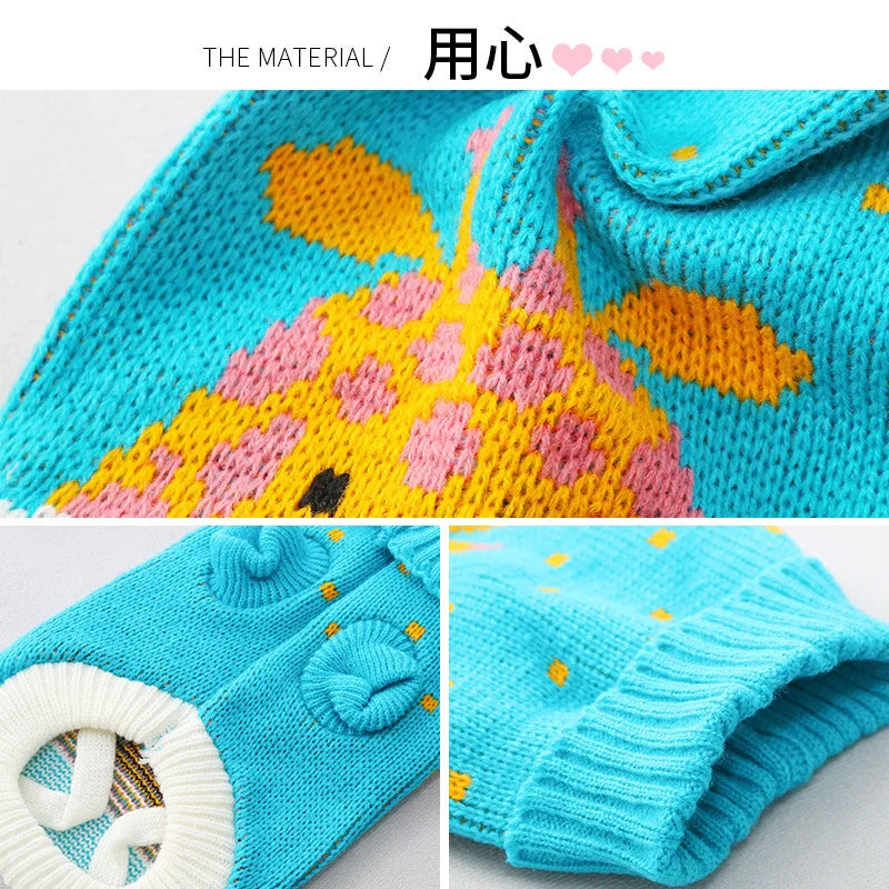 Christmas Cat Dog Sweater Pullover Winter Dog Clothes for Small Dogs Chihuahua Yorkies Puppy Jacket Pet Clothing ubranka dla psa