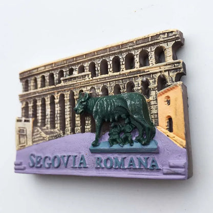 Europe Spain 3D Refrigerator Magnet Tourist Souvenirs Stickers,Home & Kitchen Decoration Fridge Magnet Message Sticker