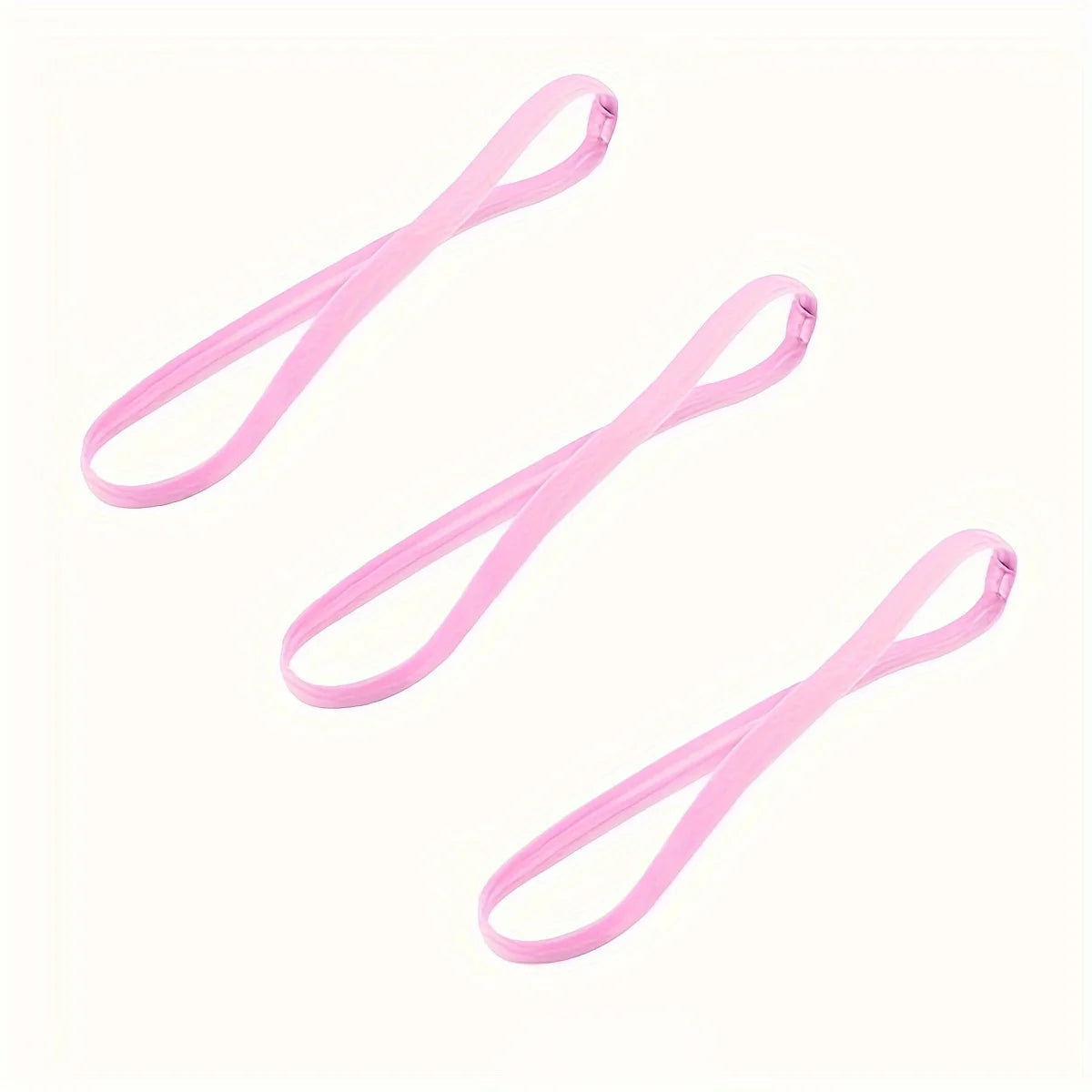 3pcs Sports Headbands Non-slip Running Elastic Sweatband Breathable Yoga Hair Bands Women Men Fitness Sweat Guide Hairbands