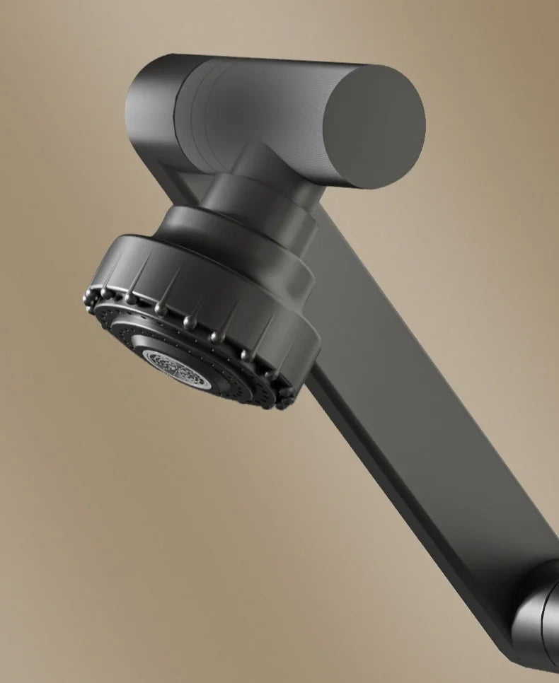 Basin Faucet Bathroom Double Hole Cold and Hot Water Tap Toilet Second Gear Sink 360° Rotating Water Mixing Valve Accessories