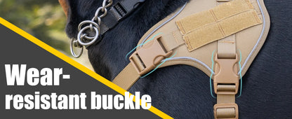 Tactical Dog Harness Pet Doberman Pinscher Pet Training Vest Dog Harness for Small Medium Large Dogs Explosion Proof
