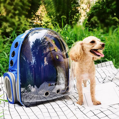 Pet Backpack for Cats Breathable Cat Bubble Backpack Portable Pet Space Capsule for Travel Hiking Camping Essential Pet Travel