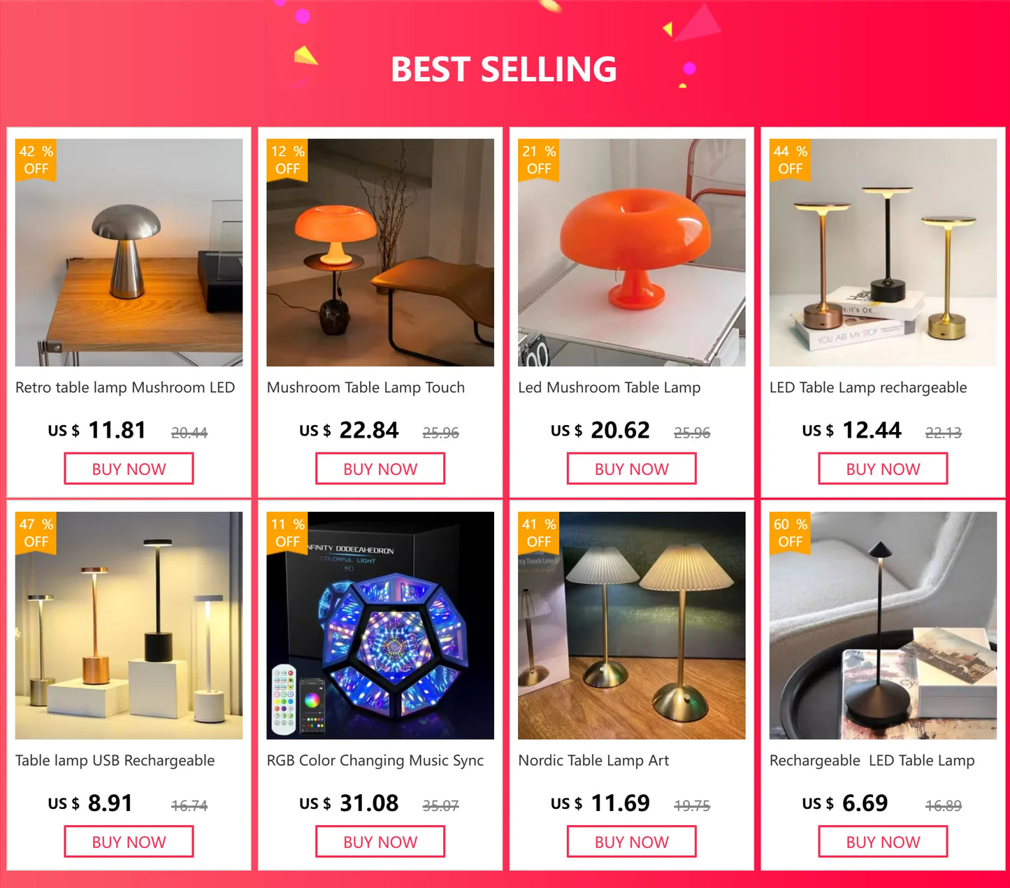 Table lamp USB Rechargeable Wireless desk lamp Dimming Touch night light lamps home decor Retro Portable bedside lamp for room