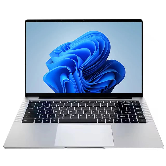 Xiaman Laptop Computer Windows 11 Pro Intel Atom A3950 Quad-Core 2025 Notebook PC 12GB RAM 1TB 2TB SSD 1920*1080 Office Computer