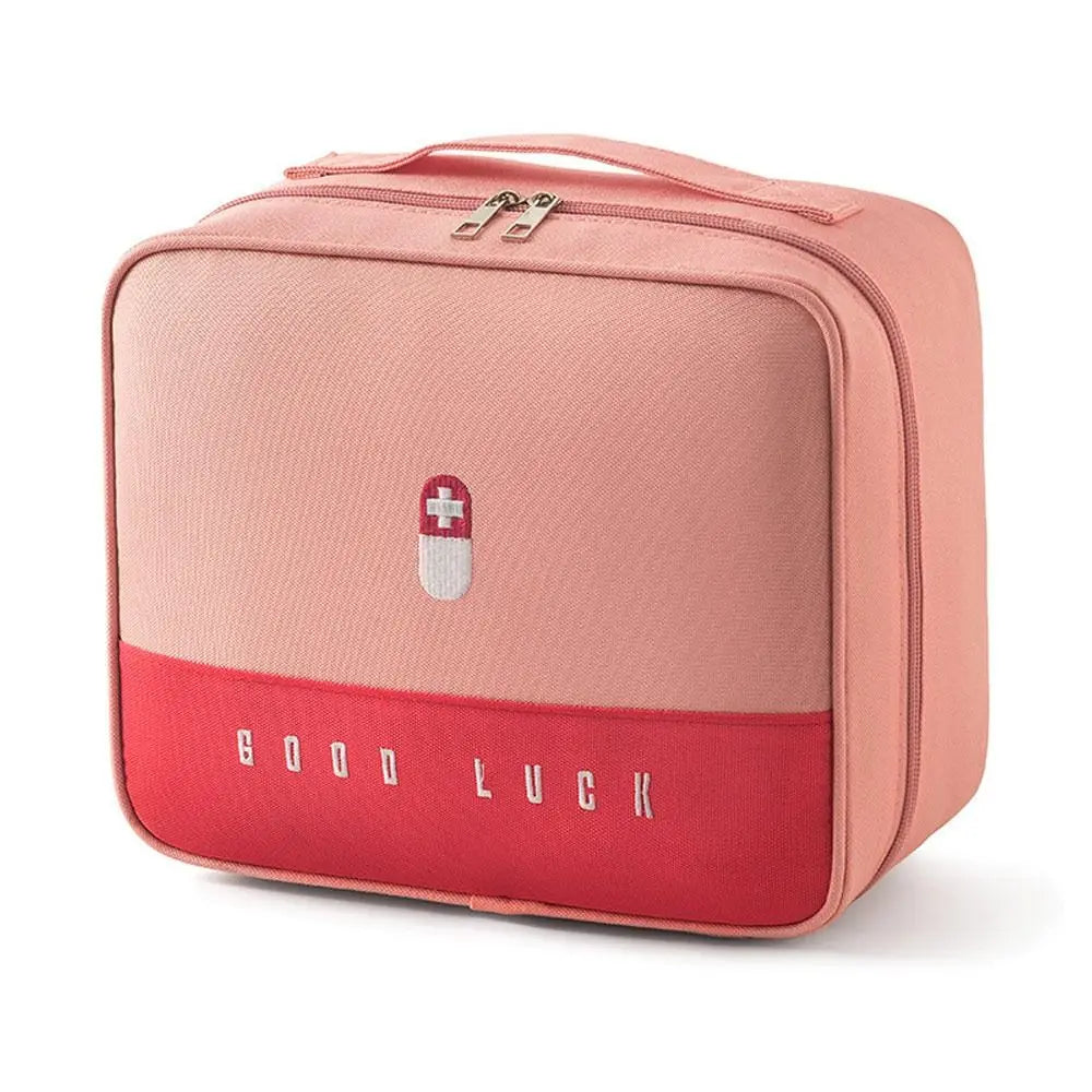 Outdoors Large-Capacity Travel Portable Medicine Case Emergency Survival Box Medicine Container Cosmetic Organizer