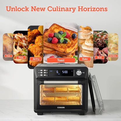 Free Delivery - Smart 12-in-1 Air Fryer Toaster Oven Combo, Airfryer Convection Oven Countertop, Bake, Roast, Reheat, Broiler,