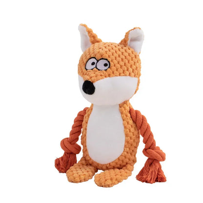 Chew Dog Dogs Sound Plush Small Stuffed For Raw Bite Supplies Resistant Squeaker Joint Rattle Toy Pet Toys Indestructible Puppy
