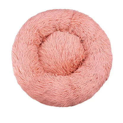 Round Pet Bed for Large,Medium and Small Dogs House Bed Soft Cats Bed Long Plush Dog House for Dogs House Winter Warm Sleeping