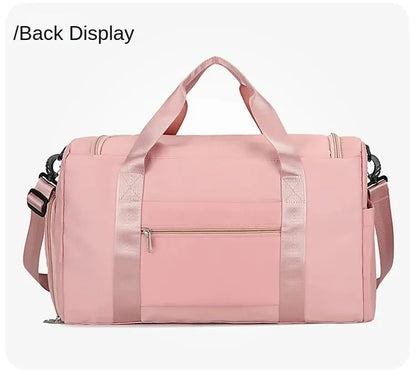 Carry On Travel Bag Large Capacity Gym Bag Weekender Overnight Duffle Bags With Shoe Compartment Sports Fitness Bags for Women