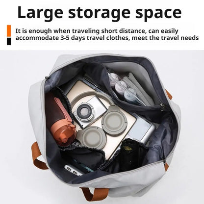 Large Capacity Gym Bag Portable Short Distance Travel Bag Sports Fitness Waterproof Handbag Luggage Storage Bag