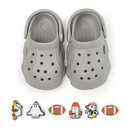 New Solid Color Summer Breathable Garden Shoes Baby Sandals Cute Decoration Boys Girls Lightweight Anti-slip Casual Shoes