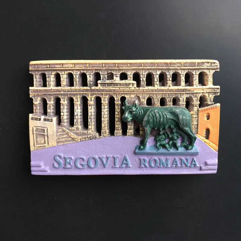 Europe Spain 3D Refrigerator Magnet Tourist Souvenirs Stickers,Home & Kitchen Decoration Fridge Magnet Message Sticker