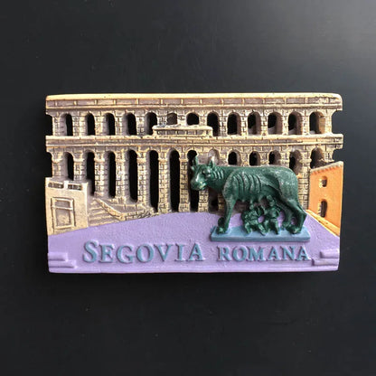 Europe Spain 3D Refrigerator Magnet Tourist Souvenirs Stickers,Home & Kitchen Decoration Fridge Magnet Message Sticker