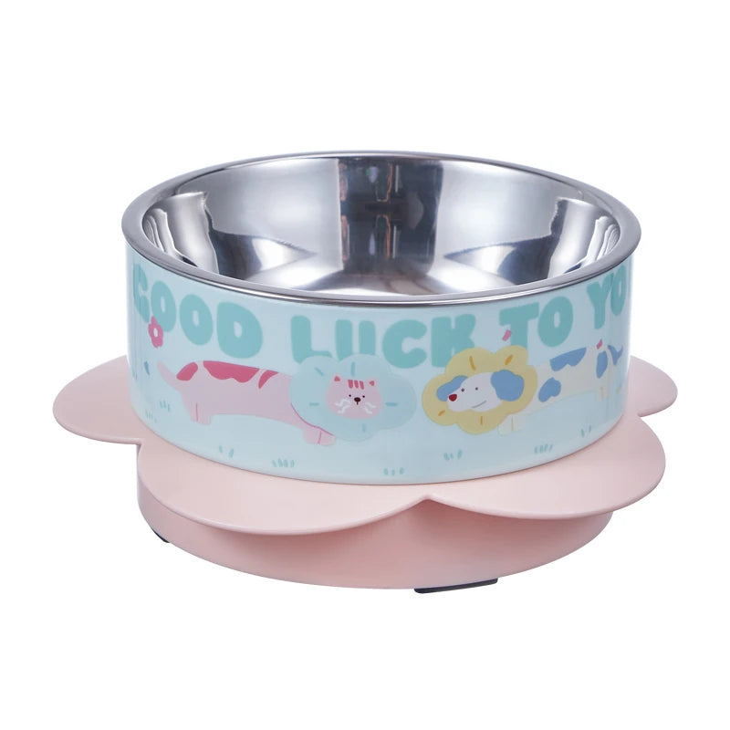 Single pet feeding bowl with large pet feeding capacity. Removable design for easy cleaning. Essential for home pets.pet bowl.