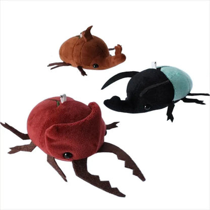 Gift Creative Stuffed Doll Bag Pendant Small Birthday Insect Pendant Insect Keychain Insect Plush Keyring Beetle Plush Doll