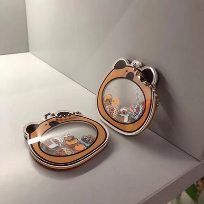 Capybara Cute Rocker Pendant Keychain Acrylic High-looking Couple Model As A Gift For Good Friends