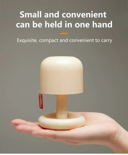 Mini Sunset Night Lamp Desktop Creative USB Rechargeable Ins Mushroom Style Led Night Light for Coffee Bar Home Decor Bedroom