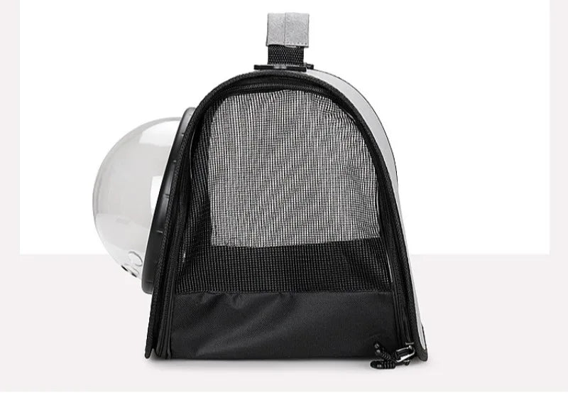 Portable Pet Backpack for Outdoor Travel Foldable Transparent Cat Backpack Suitable Dogs and Cats Breathable Tote Bag for Travel