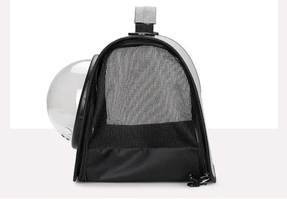 Portable Pet Backpack for Outdoor Travel Foldable Transparent Cat Backpack Suitable Dogs and Cats Breathable Tote Bag for Travel