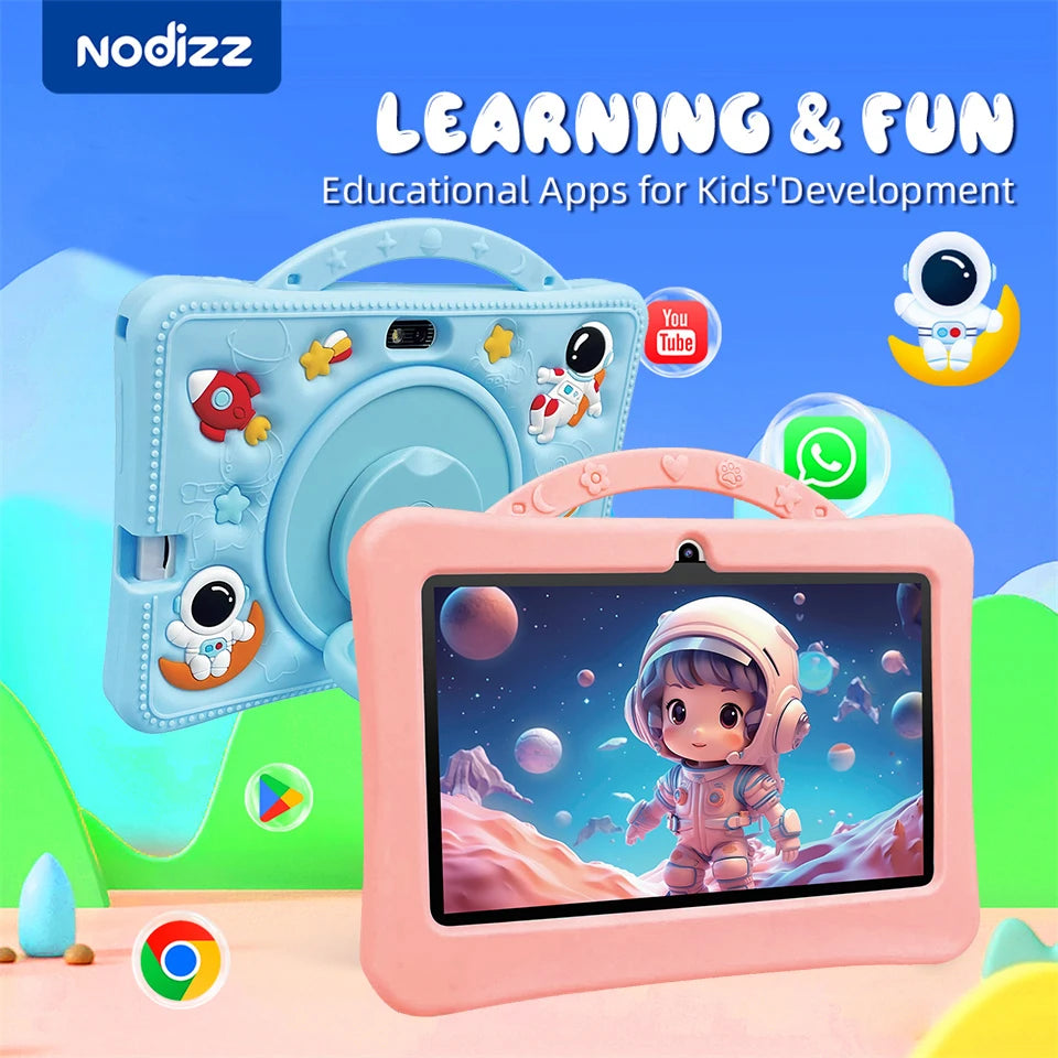 Kids Tablet Android 14 Inch 4+128GB 3200mAh Children Tablets Educational Learning Toys with Camera Children Toys Birthday Gifts