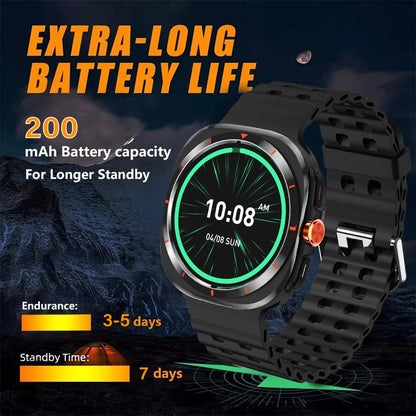 LAXASFIT 2025 New Smart Watch GT7 Ultra Men's Multifunctional Sports Fitness Tracker Health Ladies Smartwatch Gift