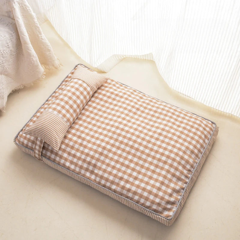 Removable and Washable Dog Bed Summer Cat Bed Seasonal Universal Pet Mat Dog Mat Sleeping Mat Pet Supplies