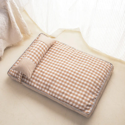 Removable and Washable Dog Bed Summer Cat Bed Seasonal Universal Pet Mat Dog Mat Sleeping Mat Pet Supplies