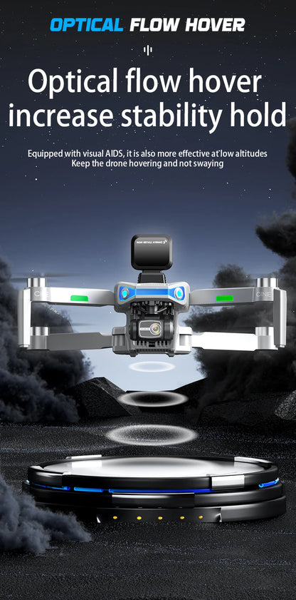 Drone professionnel AE3 Pro Max avec écran 360 ° Évitement d'obstacles sans brosse 8K double caméra 3 axes cardan quadrirotor FP