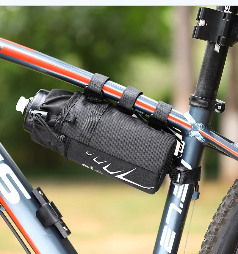 WEST BIKING Bicycle Bottle Holder Cycling Water Bottle Carrier Reflective Pouch Kettle MTB Road Bike Handlebar Bag Accessories