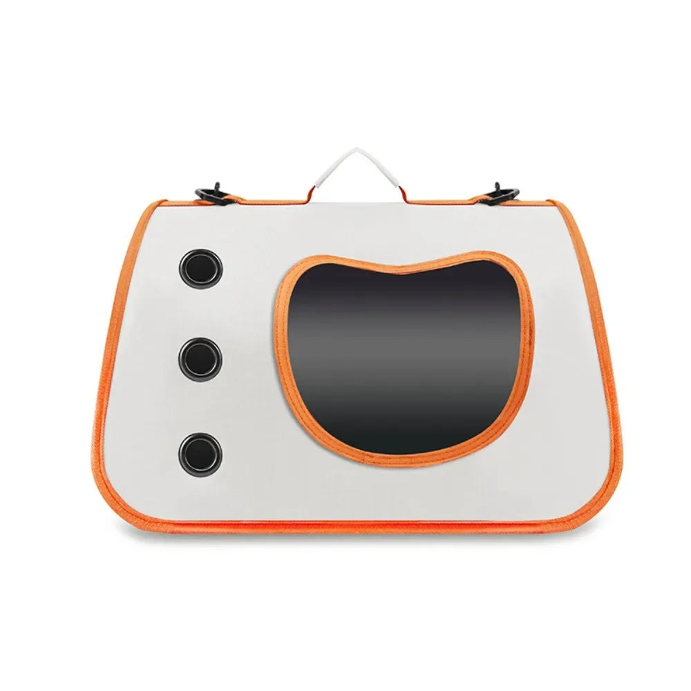 Portable Pet Cat Bag Carrier Foldable Cat Bag Breathable Shoulder Bag For Small Dogs Cats Pet Cat Dog Outing Bag Carrying Bag