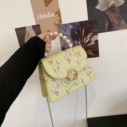 NEWEST Shell Beads Bags Fashion Sweet Bag Women's Handbags Lace Wedding Chic Lady Chain Women Shoulder Crossbody Bag