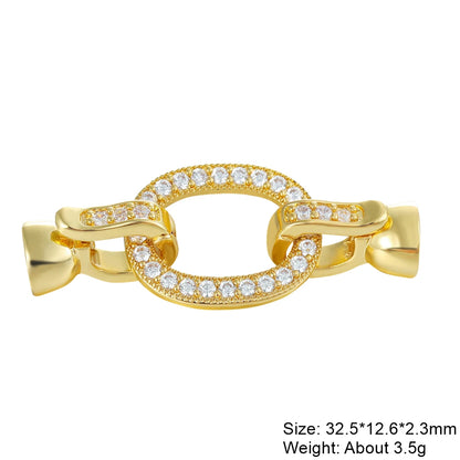 Juya 18K Real Gold Plated Accessories DIY Needlework Beads Pearls Jewelry Making Fastener Closures Lobster Lock Clasps Supplies