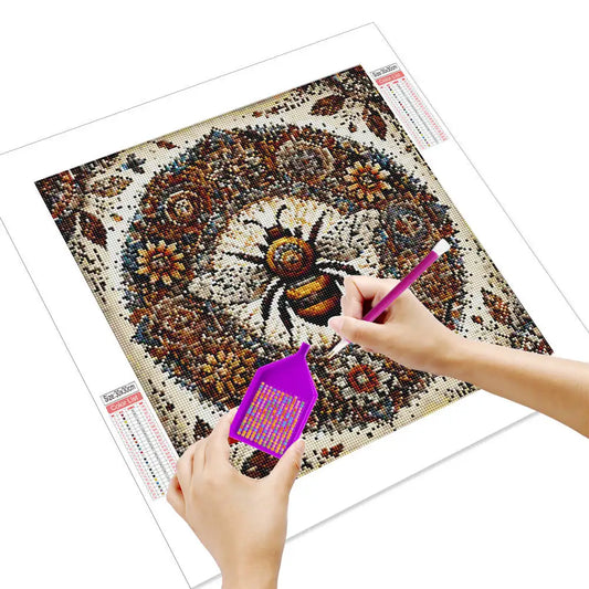 Huacan Animal 5D DIY Diamond Paintings Flower Mosaic Complete Kit Mandala Diamond Embroidery Art Room Decoration
