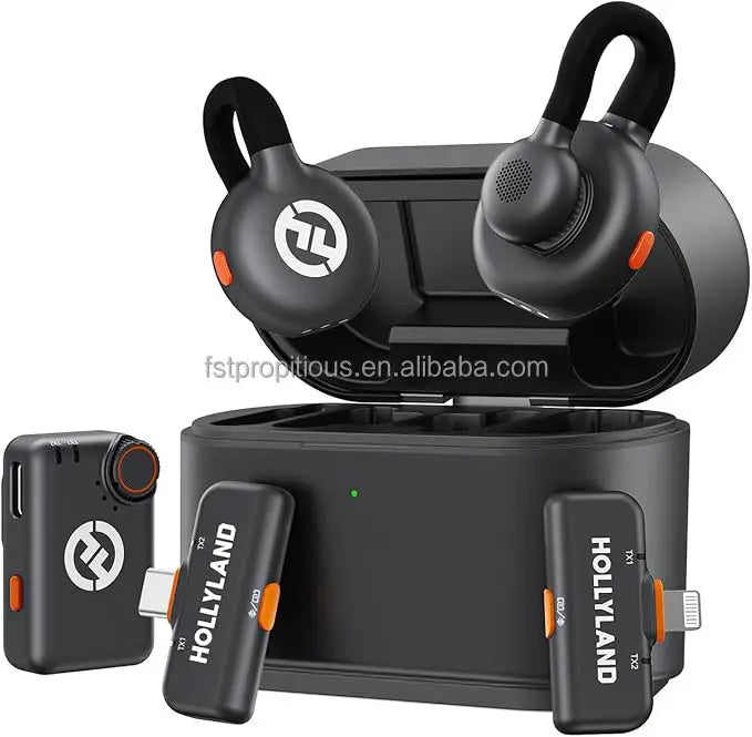 HL-LARK M2S Mini Combo With USB Type C Camera Live Streaming Vlog Interview Content Wireless Mini lavalier Microphone