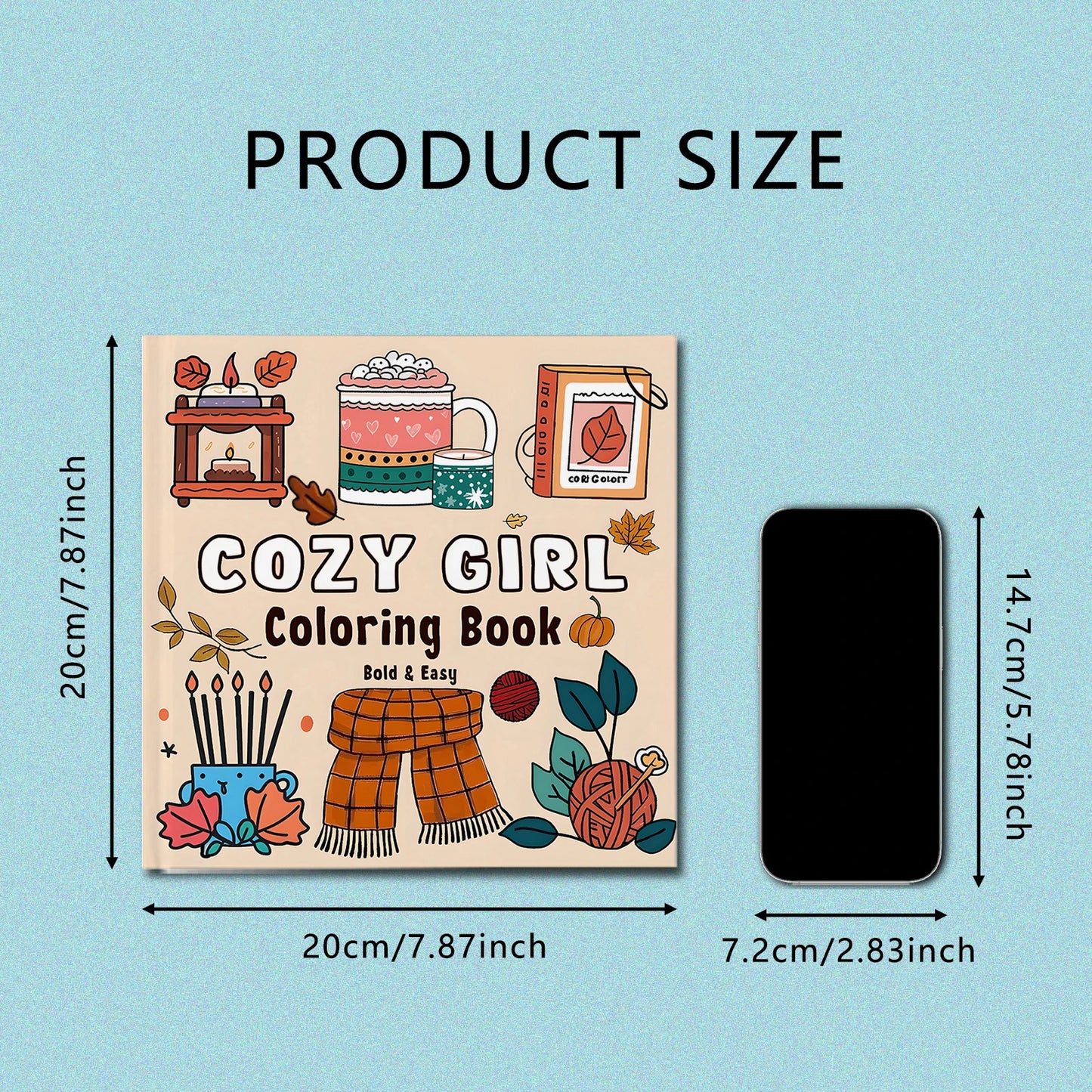Cozy Friends Coloring Book for Adults and Teens Featuring Cute Cozy Daily Activities Kids Graffiti Book Perfect Gift Birthday