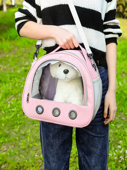 Cat Dog Bird Rabbit Carrier Bag With Thick Cotton Cushion Pet Aviation Backpack Anti-suffocation Portable Travel Bag Pet Dog Bag