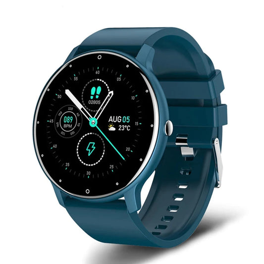 New Good Smart Watch Men Full Touch Screen Sport Fitness Watch IP67 Waterproof Blood Pressure Bluetooth Watches 220mAh Battery